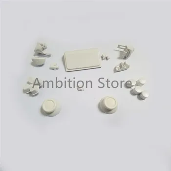

Matte White Replacement Full Buttons Set For PS4 JDM-040 DS4 Controller