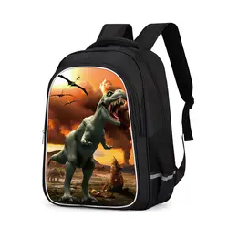 Модные детские сумки, детские школьные рюкзаки для девочек и мальчиков, рюкзак с принтом динозавра, школьный рюкзак, водонепроницаемая