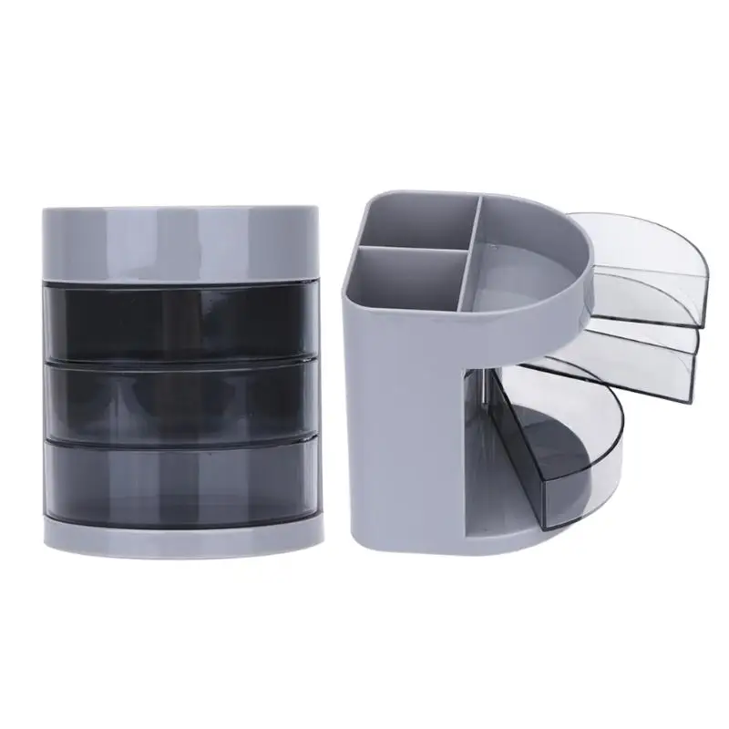 Office Home Pen Holder Desk Organizer Stand Round Pencil Storage