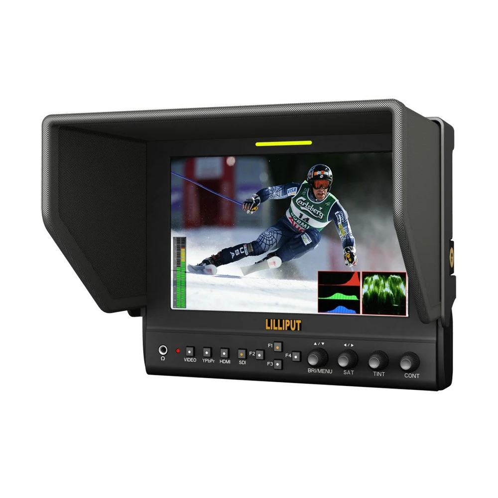 

LILLIPUT 663/S 7" 3G-SDI Field Monitor with Advanced Functions for DSLR & Full HD Camcorder, SDI monitor, HDMI monitor.