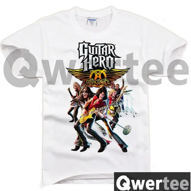 Guitar Hero Legends of Rock Aerosmith Print Original Design Fashion ...