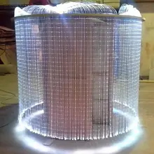 Сенсорными блеск оптического волокна свет комплект 40 шт. 3*0,75 мм 3 м с 16 Вт светодиодный источник света РФ Пульт дистанционного управления