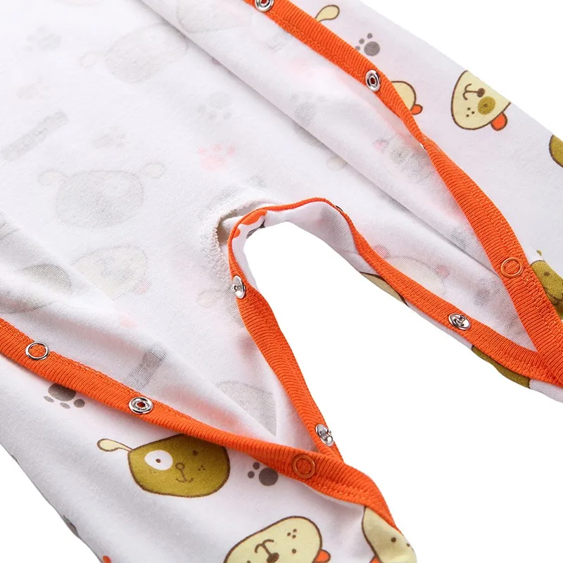 Mother Nest Baby Clothes Boy SpringAutumn 0-12 M Baby Romper Unisex Winter Bear Printed New Born Baby Clothing (6)