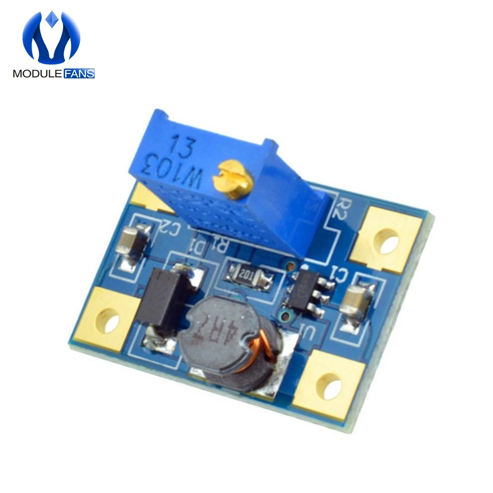 

2PCS DC-DC 2-24V to 2-28V Step Up Adjustable Power Module Step Up Boost Converter Module 2A SX1308