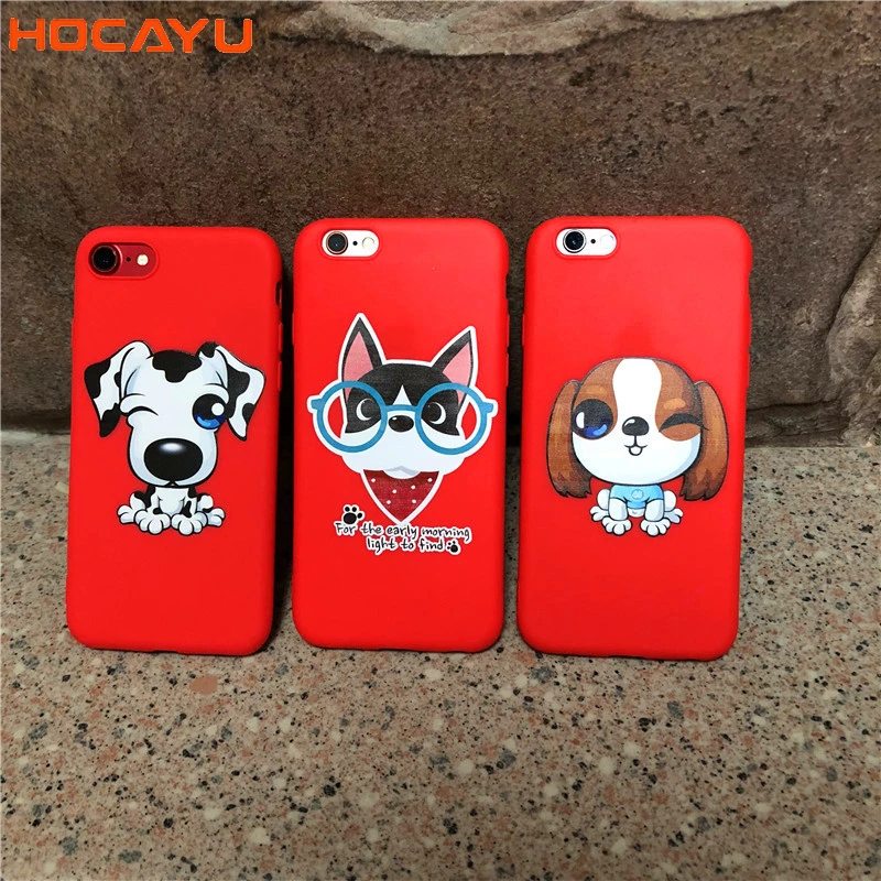 HOCAYU милые красные дизайнерские сериалы мягкие чехлы для телефонов из ТПУ IPhone X