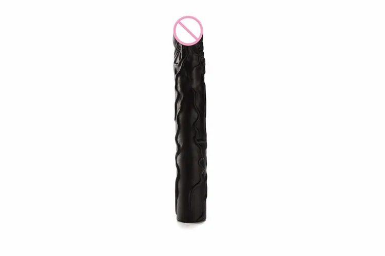 BIG Black horse long thick huge dildo adult sex toys for women Realistic male artificial silicone penis Sex Toys for woman 5