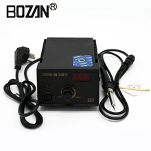 BOZAN Factory936D 65 Вт паяльная станция ESD светодиодный дисплей горячего воздуха паяльная станция Бессвинцовая для ремонта микросхемы IC