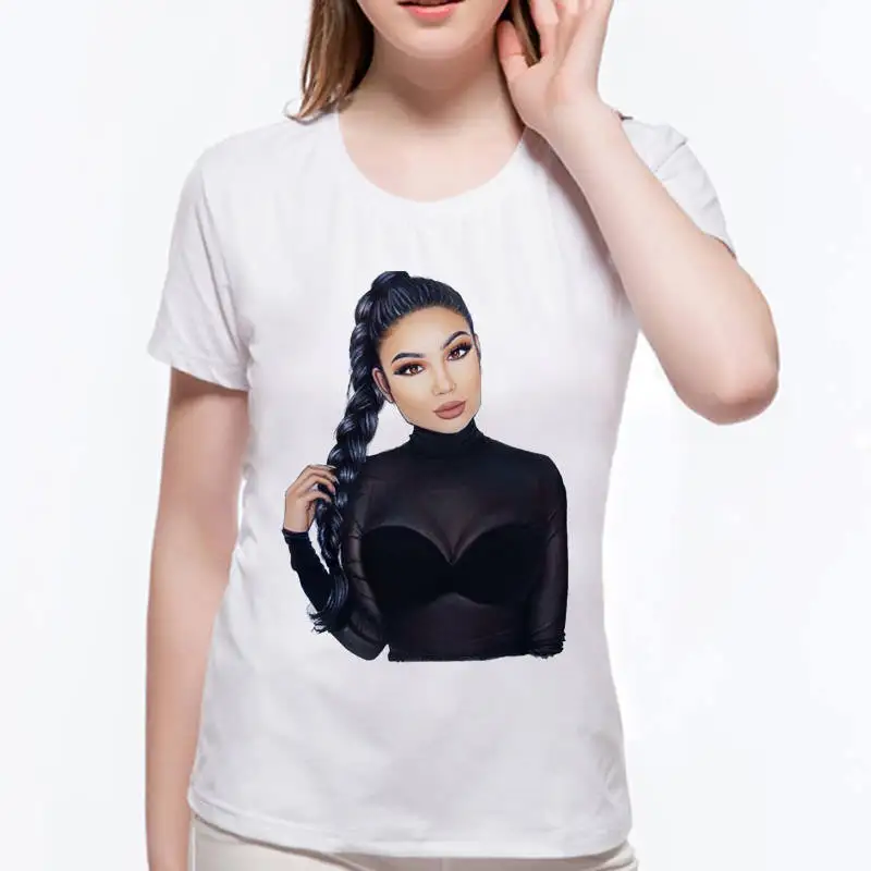 2018 брендовая летняя футболка GIirl сексуальная женская Kyliejenner хипстерская Женская