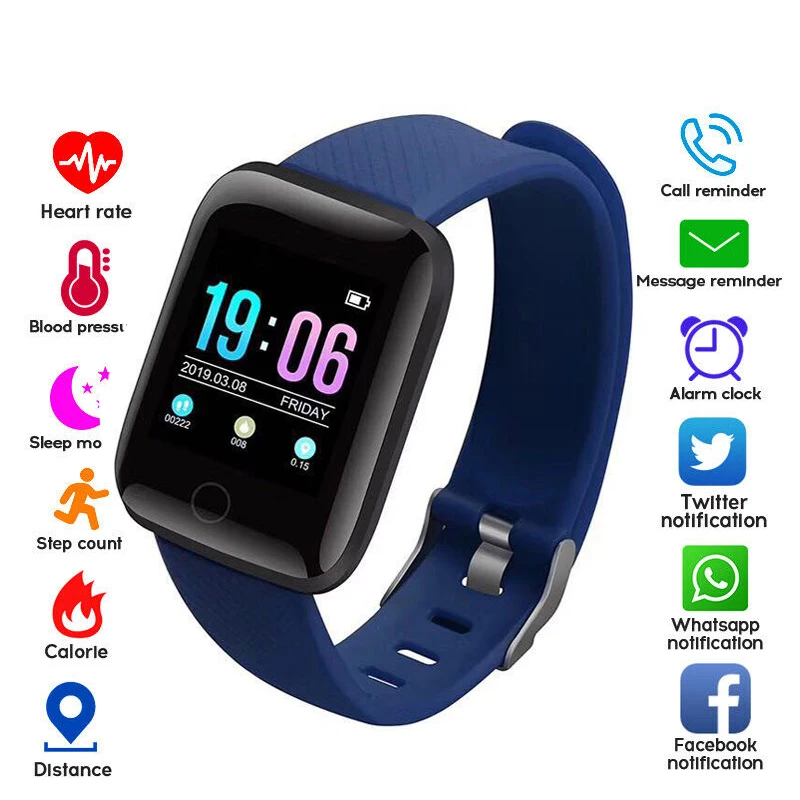 

New Smart Watch Men Women Multi-function Smart Wearable Device IP67 Sports Fitness Activity Heart Rate Sleep Tracker Smartwatch