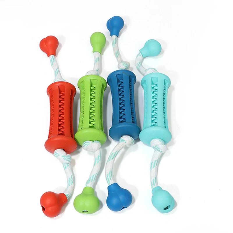 2019 New Pet Dog Chew Toys Ropes Knot Interactive Elasticity Rubber For Tooth Clean Of Food Extra-Tough Teeth Stick S M | Дом и сад