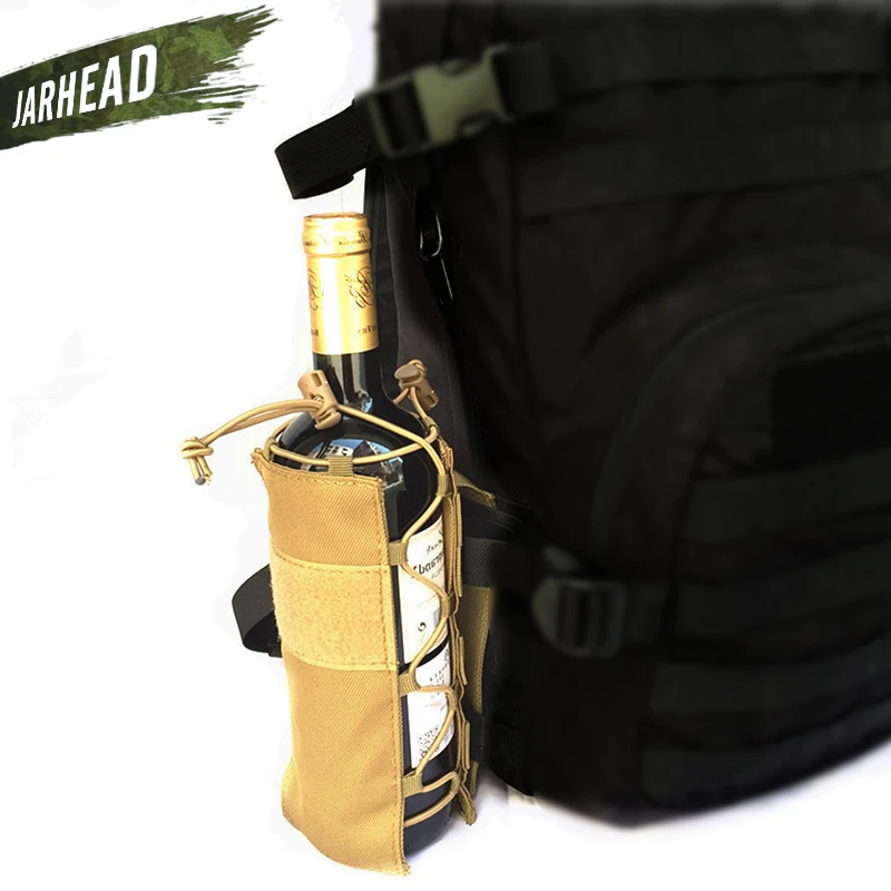 600D походная сумка для бутылки с водой Molle тактическая чайника армейских фанатов