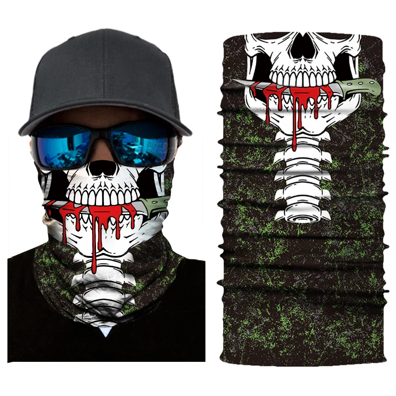 

Motorcycle Face Skull Mask Balaclava Biker Scary Masque Face Shield Unisex Mask Skull Mascarilla Riding Bandanas Mascara Moto