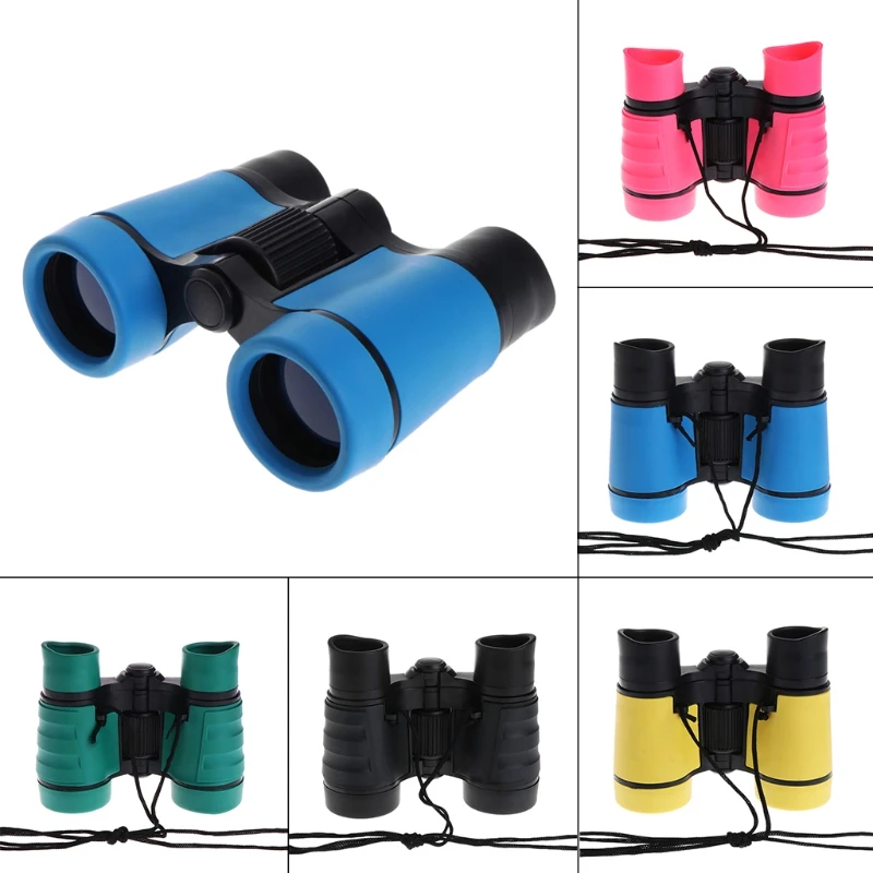 4x30 Пластиковый Детский бинокль телескоп для детей на открытом воздухе игры