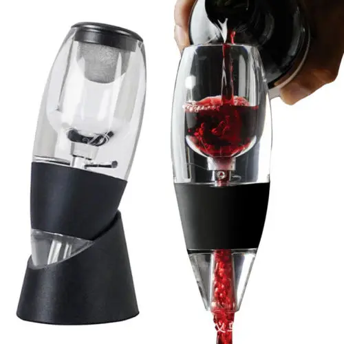 Home & Garden Red Wine Aerator Filter Set Magic Decanter Pourer