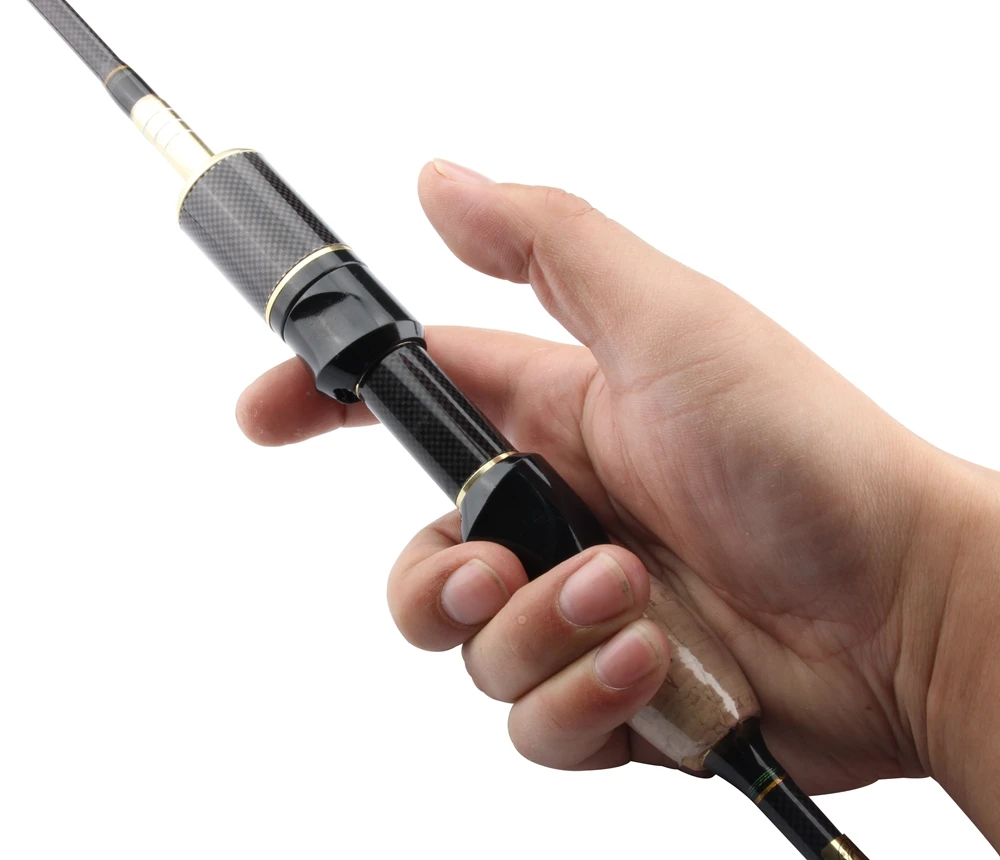 Rosewood 2 Top Tips Fishing Rod Spinning Travel Ultra Light 1.8m UL Lure Fishing Rod 3 Sections Carbon Fiber Spinning Rods Pole  (4)