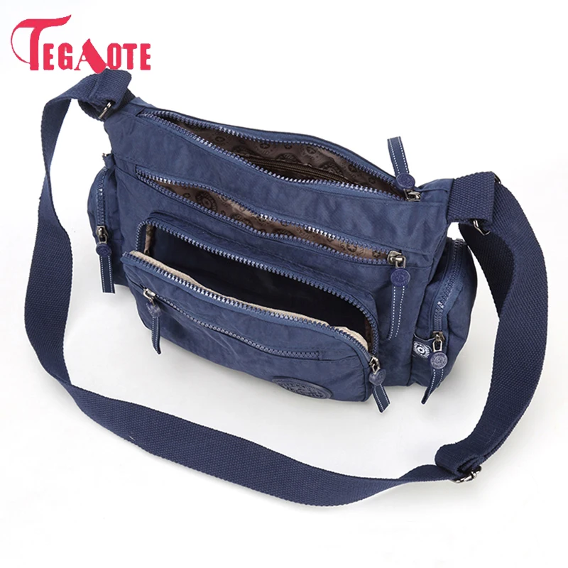 Skup TEGAOTE torebki damskie nylonowe torebki damskie torby na ramię crossbody modne torebki damskie torby szkolne Bolsa Sac A
