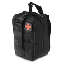 Kits de primeiros socorros de viagem à prova dwaterproof água oxford pano tático pacote cintura acampamento escalada tático emt médica primeiros socorros ifak saco(China)