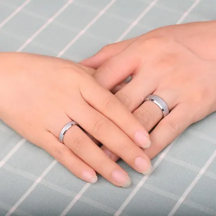 free shipping and free engrave customize white gold plated frosted tungsten couple rings wedding rings size 4 12 wholesale in rings from jewelry - Customize Wedding Ring free shipping and free engrave customize white gold plated frosted tungsten couple rings wedding rings size 4 12 wholesale in rings from jewelry - Customize Wedding Ring