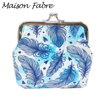 

Maison Fabre Bag ladies Leather wallet print coin purse Vintage bag card holder 2019 Fashion women Small wallet purse handbags