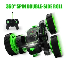 Coche Del RC 4CH Rock Crawler Coche CONDUCIDO Luz del Truco Camión Doble-Lado rollo de Alta Velocidad RC Crawler Vehículo Off-Road Buggy Juguetes Modelo de Coche!