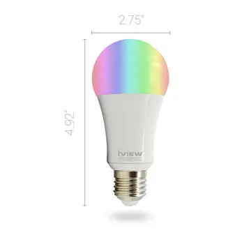 

ISB600 Smart WiFi LED bulb, multicolor, dimmable, no repeaters, free APP remote control, compatible with Amazon Alexa and Goog