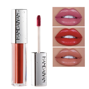 

Handaiyan velvet matte lip tint cream Water drop apperance long lasting waterproof 12 colors nude red ice cream lip gloss HF108