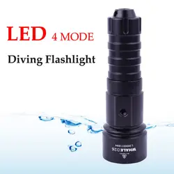 1100 люмен светодиодный фонарик 4 Режим Дайвинг мощный фонарик Подводный водонепроницаемая лампа Открытый Flash Light XTAR D26