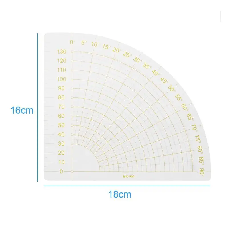 1 шт. Веерная линейка для швов для ног, Лоскутная линейка для скрапбукинга, художественная линейка для рукоделия, инструменты для шитья на заказ