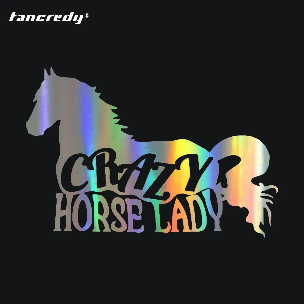 Tangcredy 2 я половинная цена CRAZY HORSE LADY наклейка на машину и автомобильная Доберман