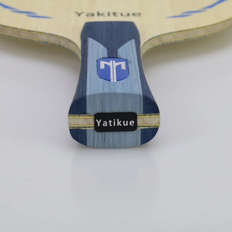 Yatikue جودة تنس طاولة مضرب شفرة الخفافيش بينغ بونغ طويلة مقبض سريع هجوم الحلقات فرم نوع مضرب تنس طاولة المطاط