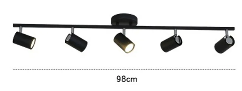 Черно-белая потолочная лампа, угол освещения, регулируемые Точечные светильники GU10, точечные светильники, лампа для магазина, выставочного зала, освещение, Новое поступление