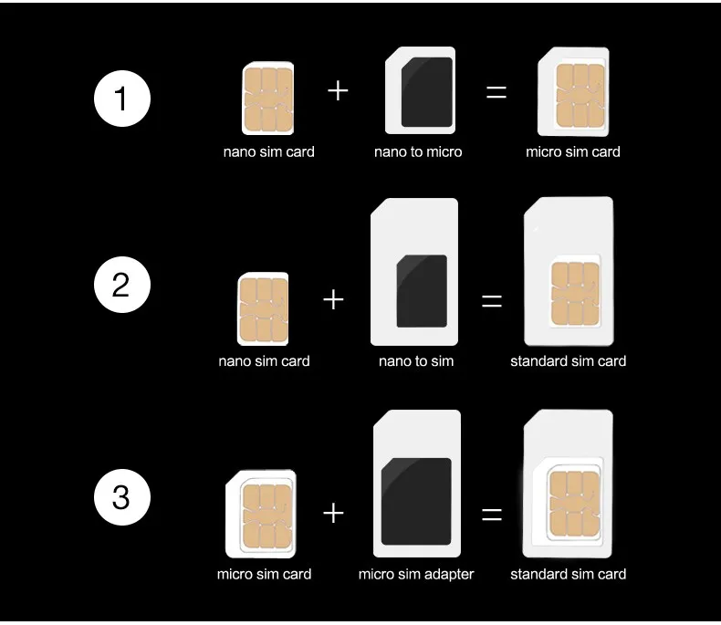 Комплект для смартфона с адаптером Nano Micro SIM Sim карта иглой Samsung 9 iPhone 7plus HUAWEI Xiaomi redmi