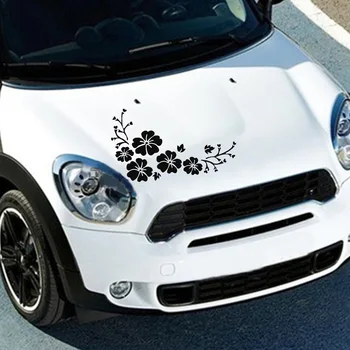 

30*14CM Waterproof Sticker Engraving Flower Pattern Car Sticker Delicate Car Stickers
