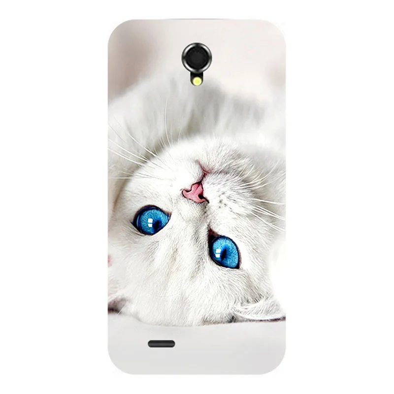 Милый мультяшный Мягкий силиконовый чехол для Coque Lenovo S820 красочный принт русалки