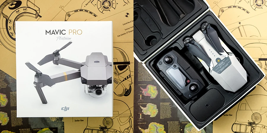 DJI Mavic Pro Platinum combo с повышенной выносливостью и более тихим полетом, Mavic Pro Platinum-лучший портативный Дрон DJI