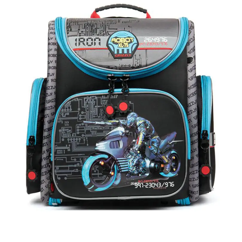 

Hot Sale Cute Cartoon Printing Book bag Nylon Orthopedic Waterproof Children school backpack for Boy Grade 1-4 mochilas