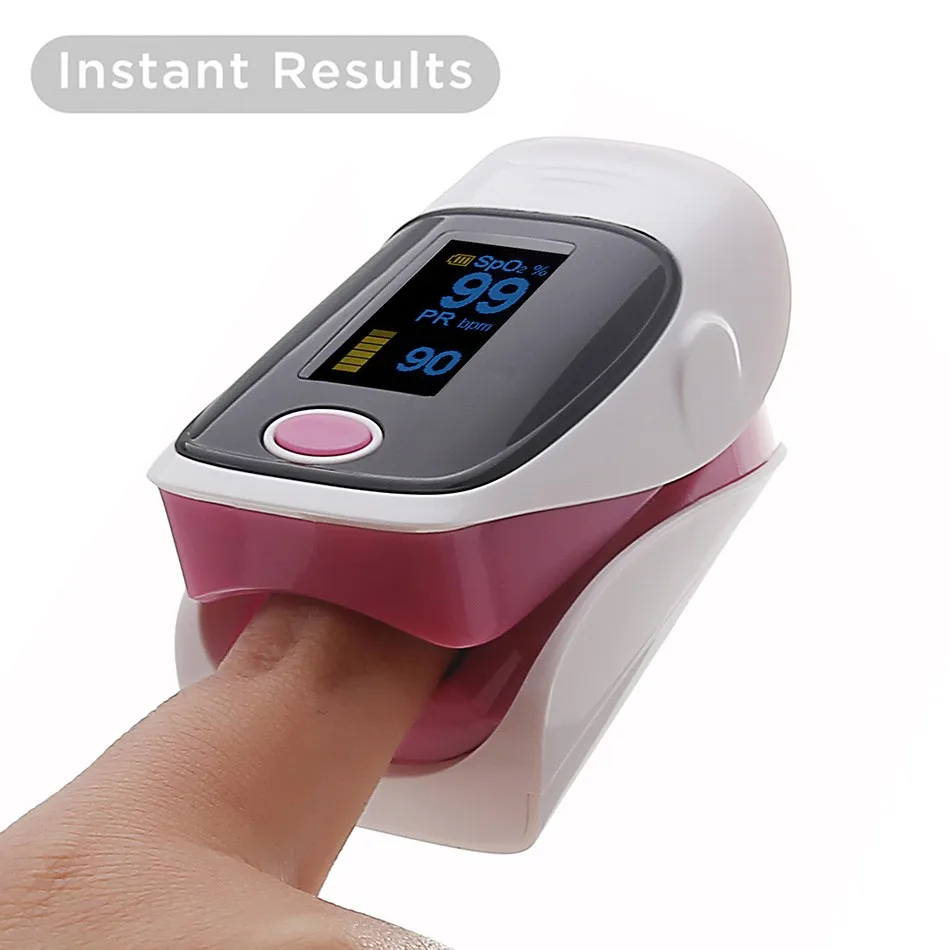 Пульсоксиметр для кончика пальца насыщенность крови кислородом монитор сердечного ритма детектор для взрослых медицинские инструменты забота о здоровье