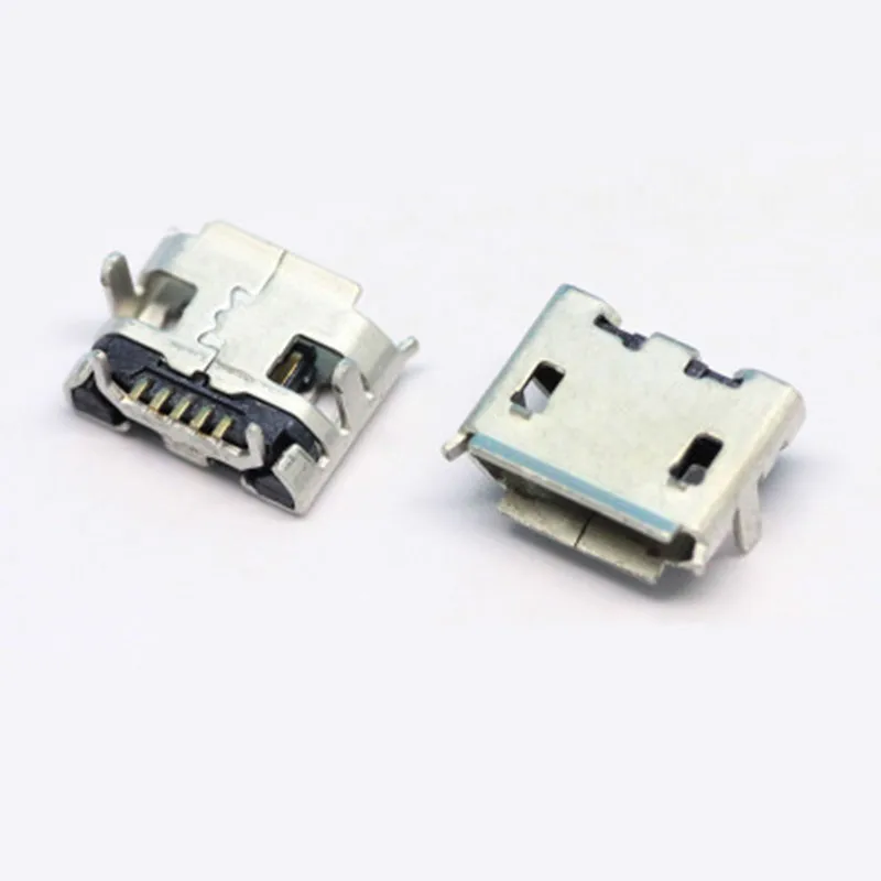 

10pcs Micro USB 5pin B type Female Connector For Mobile Phone Micro USB Jack Connector 5 pin Charging Socket