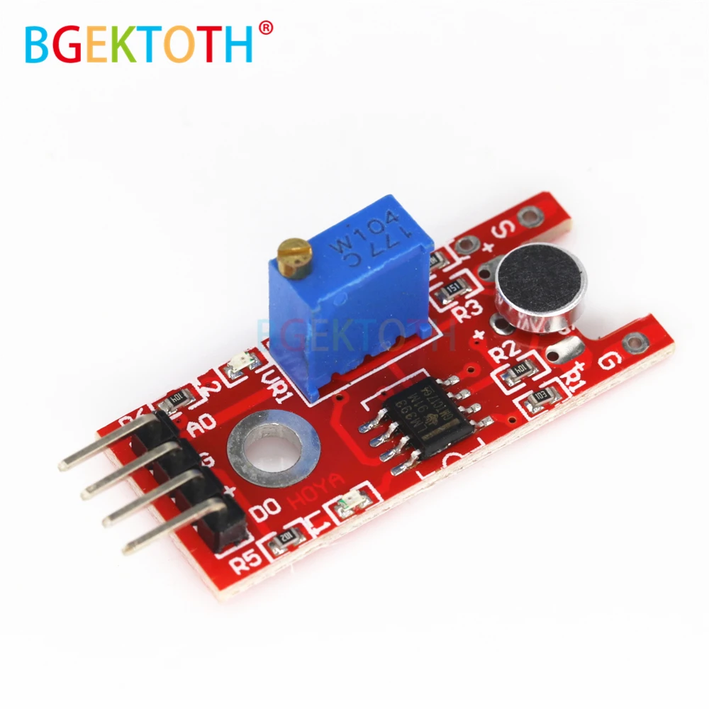 

Smart Electronics KY-038 4pin Mini Voice Sound Detection Sensor Module Microphone Transmitter for DIY Robot Car KY038