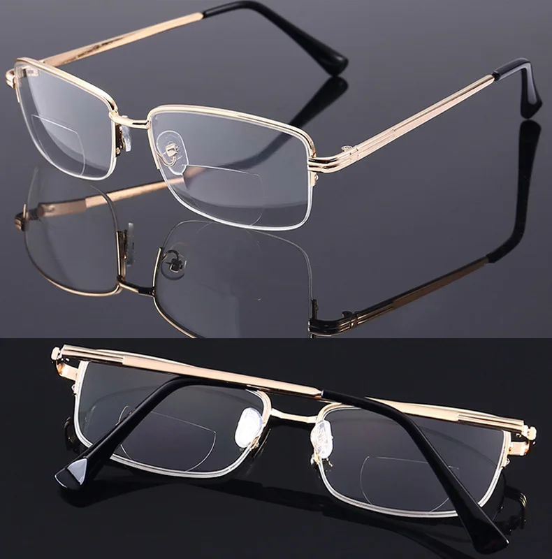 Мужские Анти-усталость смарт-зум асимптотически мульти-фокусные прогрессивные очки для чтения дальнозоркость бифокальные очки