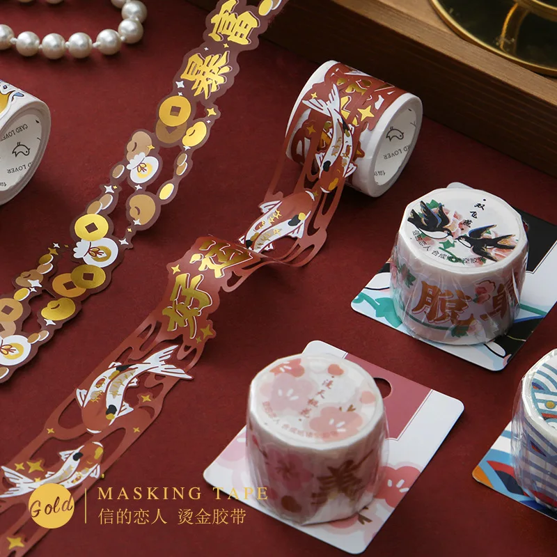 

Mantian Peach Blossom Series Bullet Journal Washi Tape Decorative Adhesive Tape DIY Scrapbooking Sticker Label Stationery
