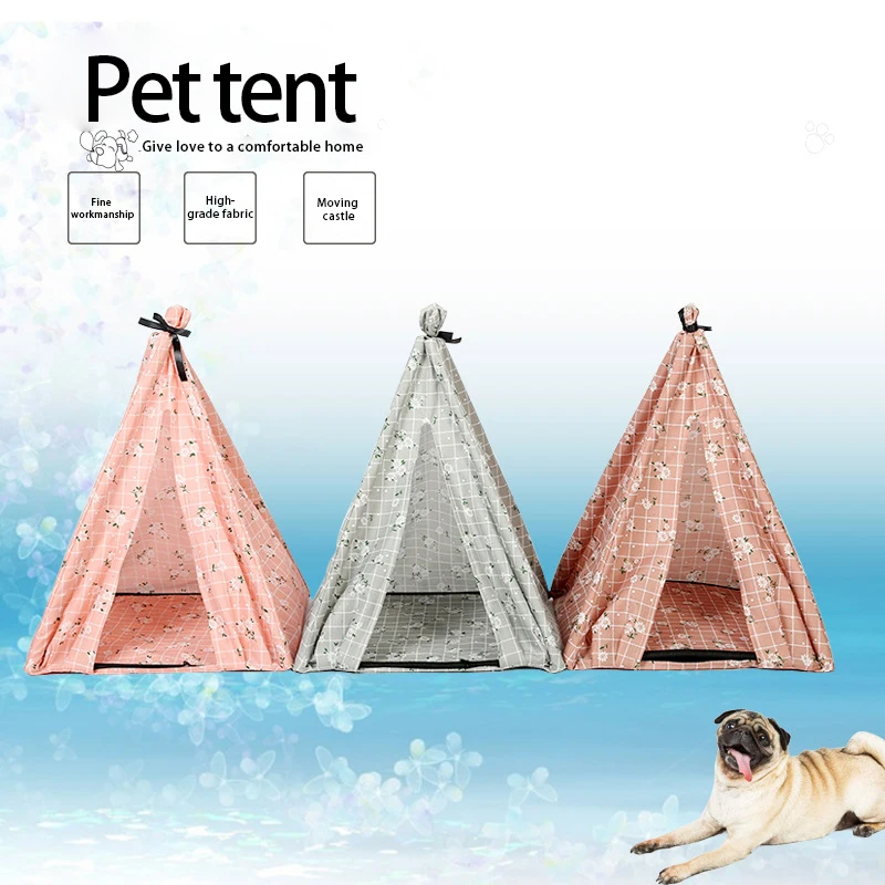 Портативный Kawaii палатка для домашних животных домашняя Лежанка для собаки домашняя палатка Конура для щенка собака кошка кровать коврики для дома коврик для домашних животных снаряжение для путешествий 3 вида стилей