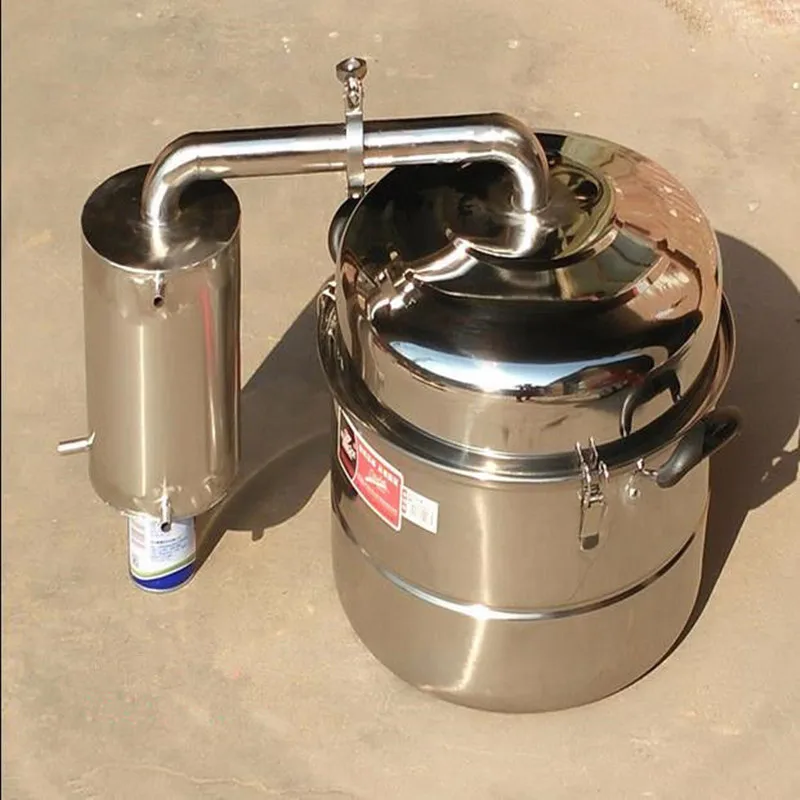 

10/20L Liters 2/5 Gal Household Moonshine StillAlcohol Distiller Wine Maker Brew Kit Stainless Steel Boiler Thumper Wine Making