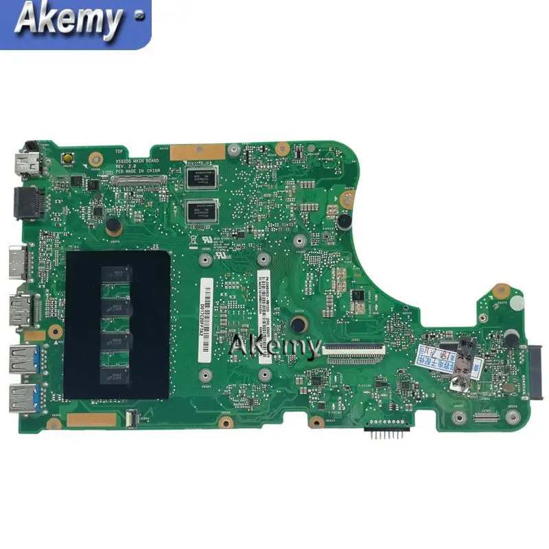 Akemy с A10-8700P 4 Гб ОЗУ X555DG материнская плата для ноутбука ASUS X555DG A555D X555D X555Y X555YI тест оригинальная материнская плата