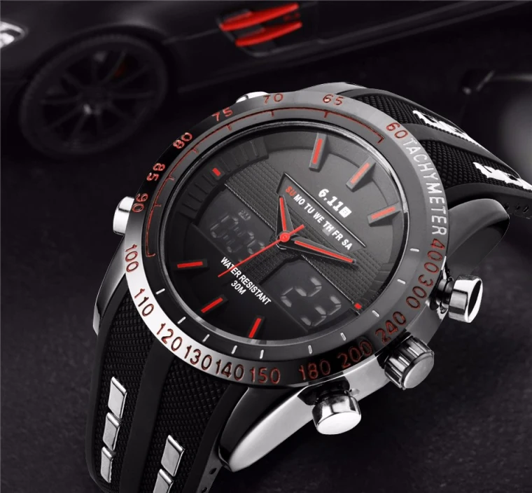 Лучшие брендовые модные часы для мужчин s Роскошные спортивные часы цифровые военные мужские кварцевые силиконовые ремешки для часов мужские часы Relogio Masculino