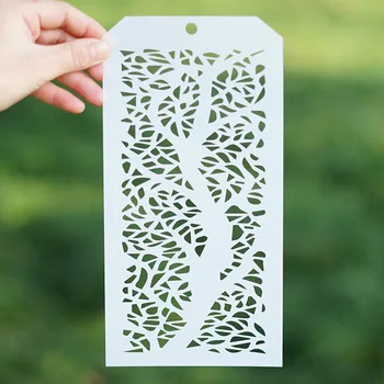 

12*24 cm Leaf Stencil for Scrapbooking Painting album Paper Card Making Craft Decorative Embossing Template