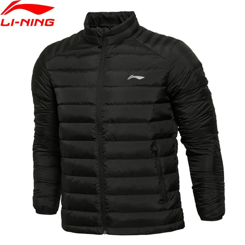 

(Clearance)Li-Ning Men Training Short Down Coat Thin Light 90% White Duck Down Slim Fit LiNing Jackets AYML093 MWY269
