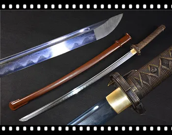 

Japanese Military 95Type Sword Samurai Katana Clay Tempered T10 Folded Carbon Steel Blade