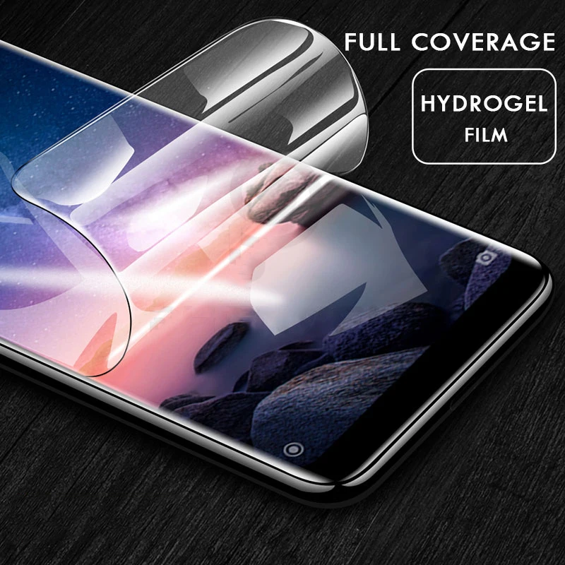 

Ultra-Thin Screen For Redmi Note 7 6 5 Pro Full Cover Soft Hydrogel Protector Film For Xiaomi 9 8 Lite Mix 3 Max 3 PocoPhone F1
