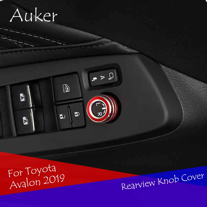 

Car Rearview Mirror Adjustment Knob Switch Cover Garnish Trim Stickers Styling For Toyota Avalon 2019